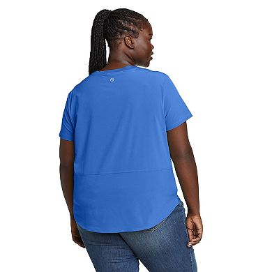 Plus Size Eddie Bauer Departure Short Sleeve Pocket Tee