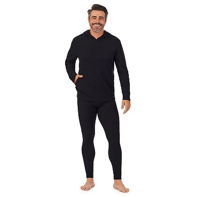 Men's Cuddl Duds Midweight Waffle Thermal Performance Base Layer Hoodie