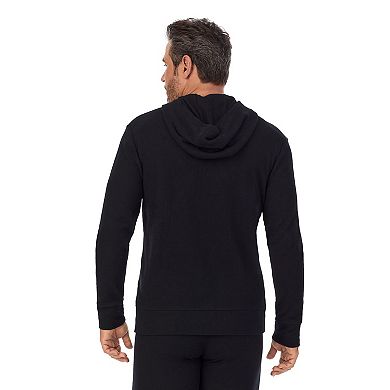 Men's Cuddl Duds Midweight Waffle Thermal Performance Base Layer Hoodie