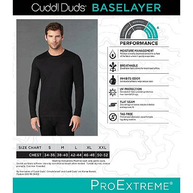 Men's Cuddl Duds® Heavyweight ProExtreme Performance Base Layer Crew Top