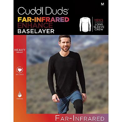 Men's Cuddl Duds Heavyweight Far-Infrared Enhance Performance Base Layer Crew Top