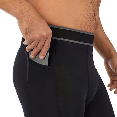 Men's Cuddl Duds Midweight Lite Compression Performance Base Layer Pants