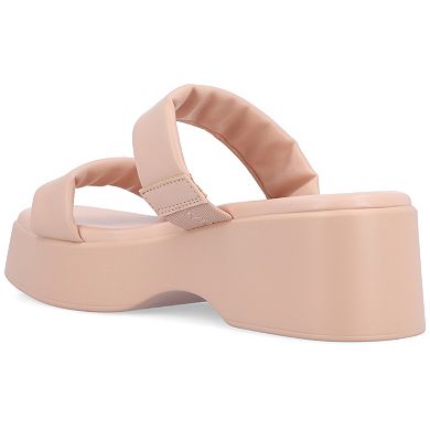 Journee Veradie Tru Comfort Foam™ Women's Slide Platform Sandals