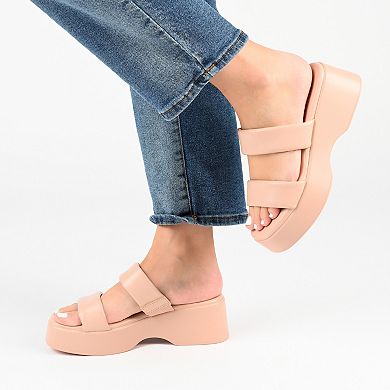 Journee Collection Veradie Tru Comfort Foam™ Women's Slide Platform Sandals