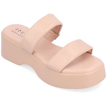 Journee Veradie Women's Slide Platform Sandals