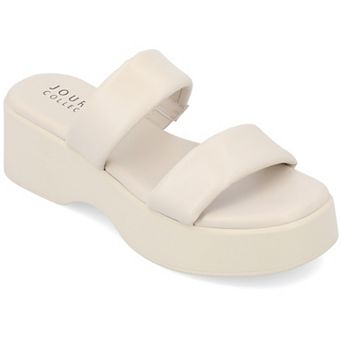 Journee Veradie Women's Slide Platform Sandals