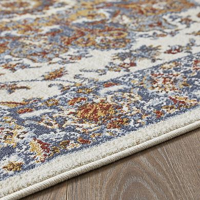 Loomaknoti Alsbrooke Amr Blue Area Rug