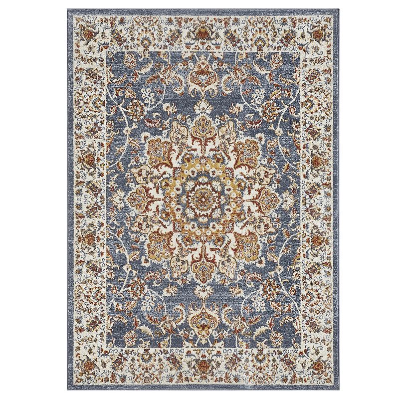 Loomaknoti Alsbrooke Area Rug, Blue, 5X7 Ft