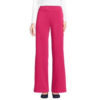 Petite Lands' End Starfish Mid Rise Wide Leg Pull On Pants