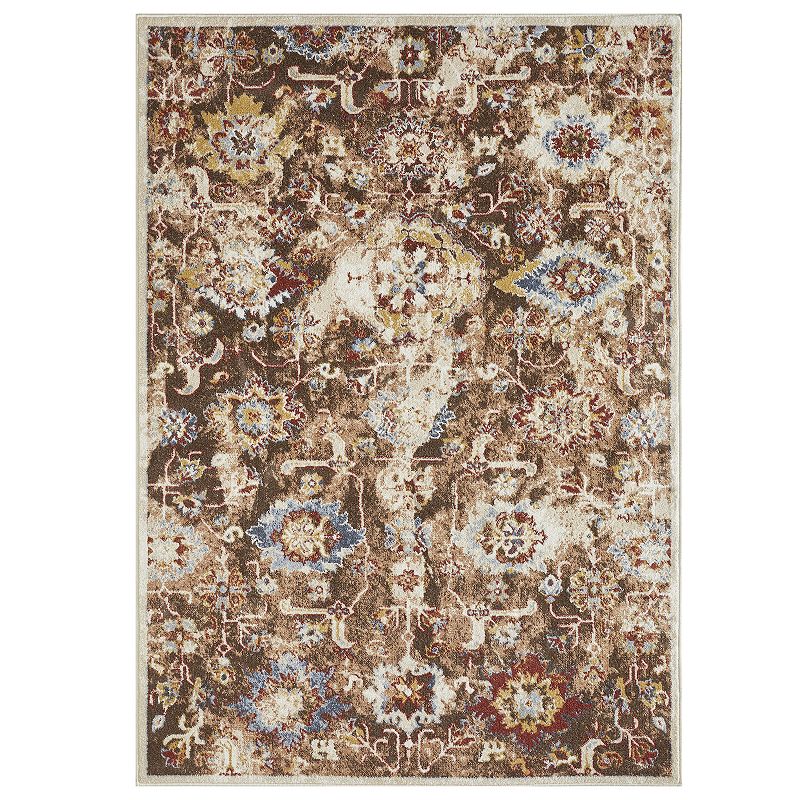 Loomaknoti Alsbrooke Area Rug, Brown, 5X7 Ft