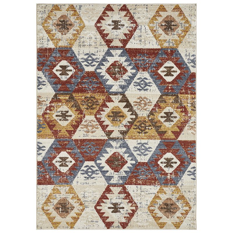 Loomaknoti Alsbrooke Brad Area Rug, White, 10X13 Ft