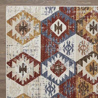 Loomaknoti Alsbrooke Brad Cream Area Rug