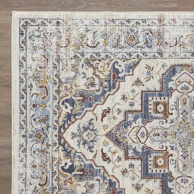 Loomaknoti Alsbrooke Bart Cream Area Rug