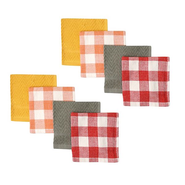 Celebrate Together 8Pack Solid Dish Cloth Set