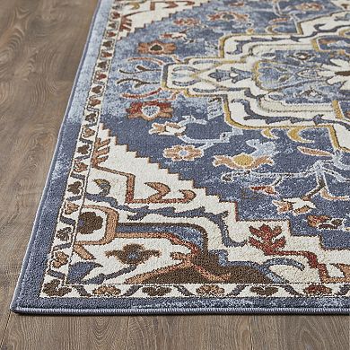 Loomaknoti Alsbrooke Zail Blue 6.7x9.2 Area Rug