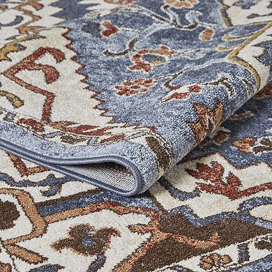 Loomaknoti Alsbrooke Zail Blue 6.7x9.2 Area Rug