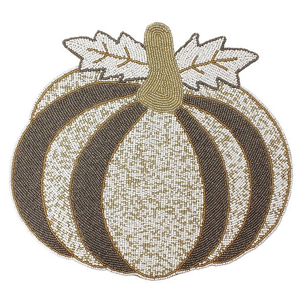 Celebrate Together™ Fall Beaded Pumpkin Placemat