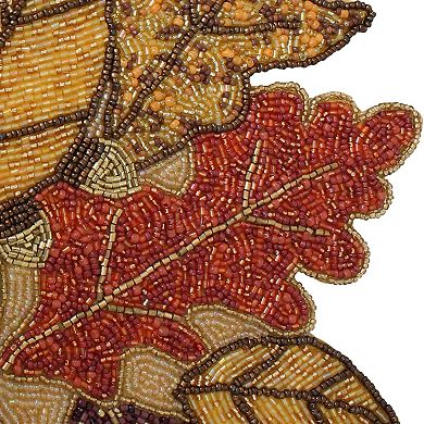Celebrate Together™ Fall Beaded Leaves Table Runner