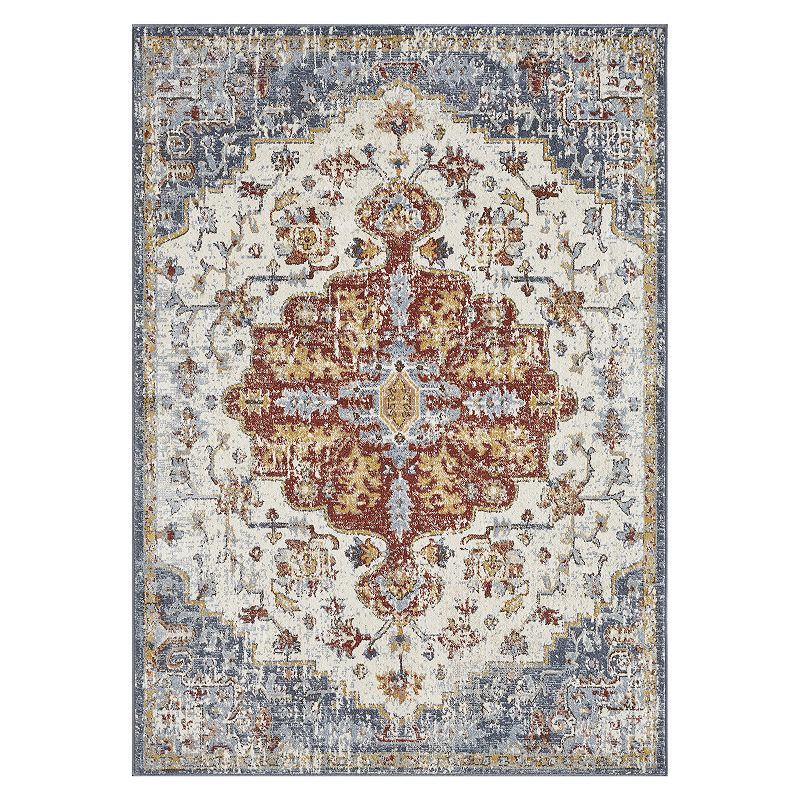 Loomaknoti Alsbrooke Kap Area Rug, White, 10X13 Ft