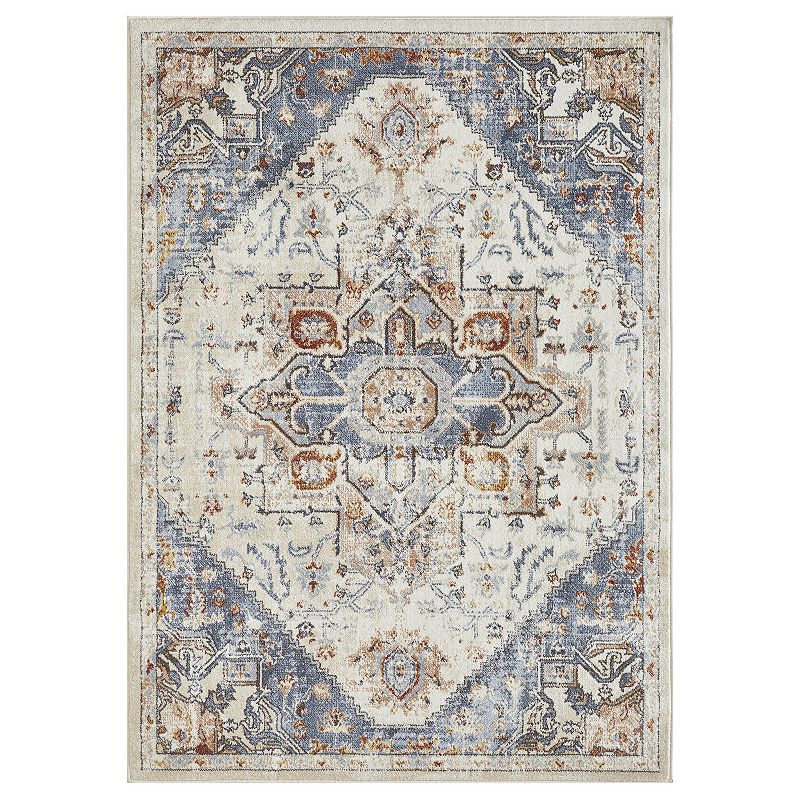 Loomaknoti Alsbrooke Obi Area Rug, White, 10X13 Ft