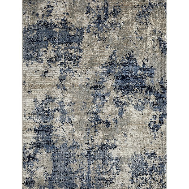 Loomaknoti Celena Alimon Area Rug, Blue, 5X7 Ft