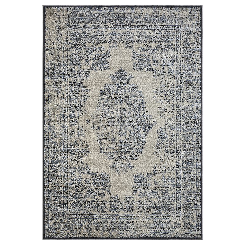 Loomaknoti Celena Amiber Area Rug, White, 10X13 Ft