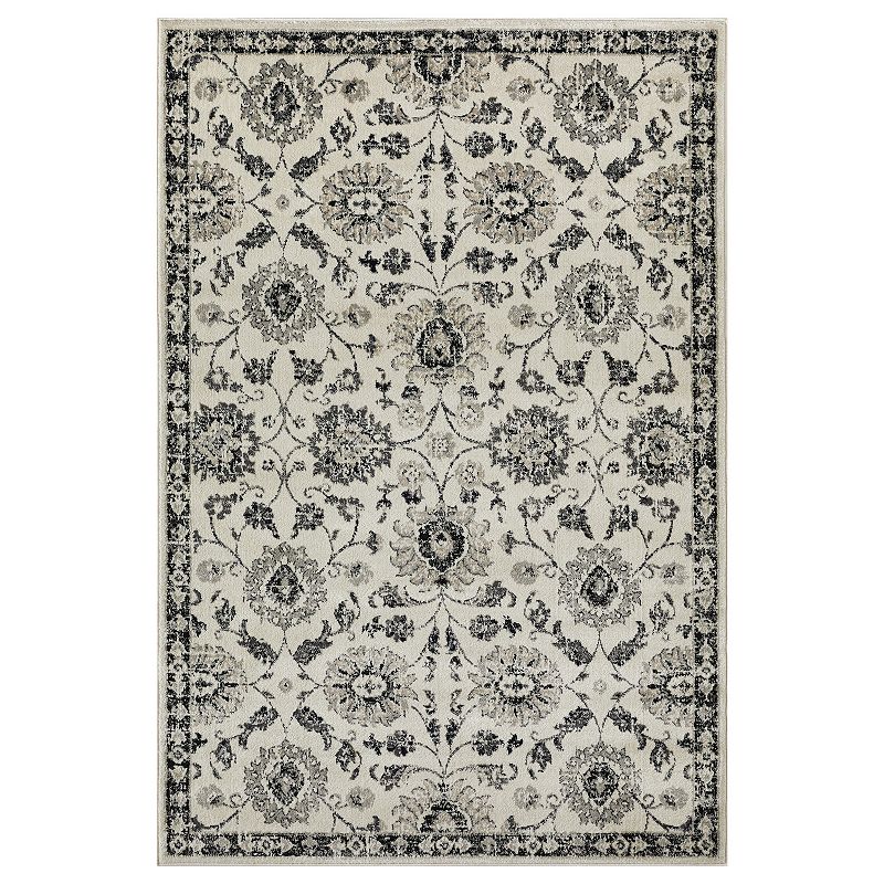 Loomaknoti Celena Ashbil Area Rug, White, 10X13 Ft