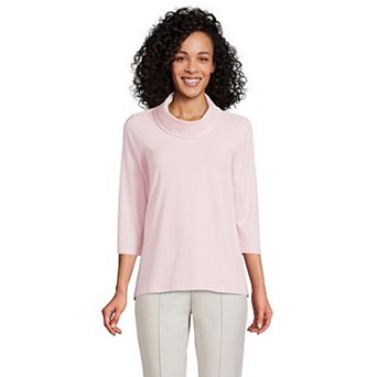 Women's Lands' End Lightweight Jersey Cowl Neck Top