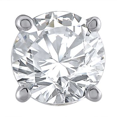 Yours and Mined 14k White Gold 1/3 Carat T.W. Diamond Stud Earrings