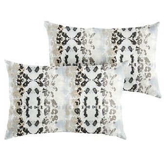 Sorra Home Nico Coconut Outdoor Indoor 2-Pack Pillow Set