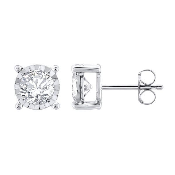 Miracle Elegant Diamond Stud Earrings 1/2ct