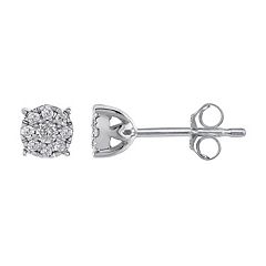 Kohls 1 clearance ct diamond earrings