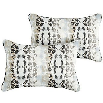 Sorra Home Outdoor/Indoor Corded Pillow Set of Two