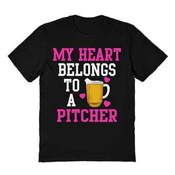 Men's COLAB89 Heart Belongs Pitcher Tee