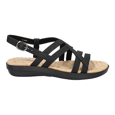 Easy Street Lobo Women's Strappy Slingback Sandals