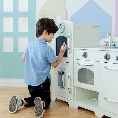 Teamson Kids Little Chef Fairfield Retro Play Kitchen - Ivory