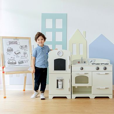 Teamson Kids Little Chef Fairfield Retro Play Kitchen - Ivory