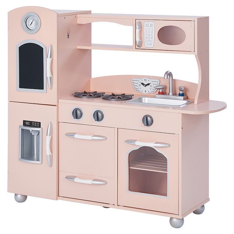 Teamson Kids Little Chef Westchester Retro Play Kitchen - Pink