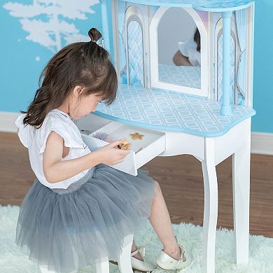Teamson Kids Fantasy Fields Dreamland Castle Play Vanity Set