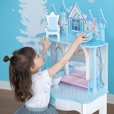 Teamson Kids Fantasy Fields Dreamland Castle Play Vanity Set