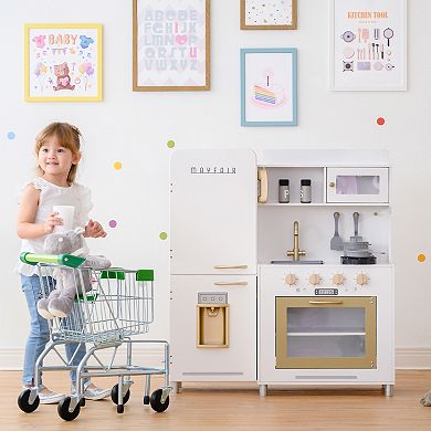 Teamson Kids Little Chef Mayfair Retro Play Kitchen - White