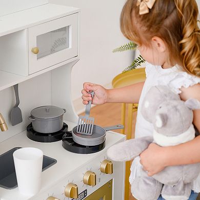 Teamson Kids Little Chef Mayfair Retro Play Kitchen - White