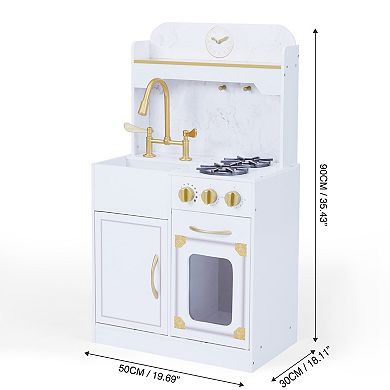 Teamson Kids Versailles Petite Classic Play Kitchen - White