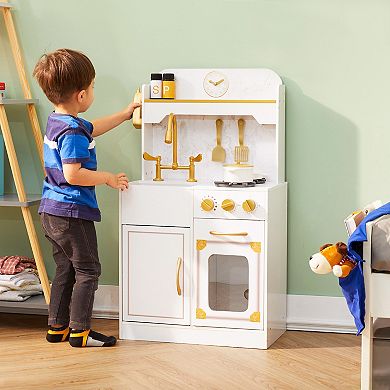 Teamson Kids Versailles Petite Classic Play Kitchen - White