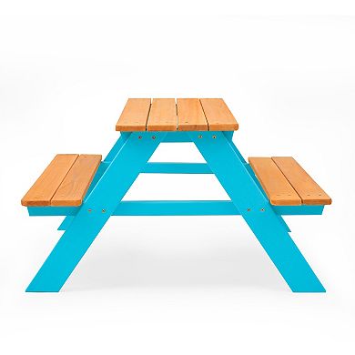 Teamson Kids Outdoor Picnic Table & Bench Set