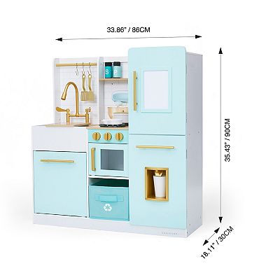 Teamson Kids Biscay Delight Classic Play Kitchen - Mint