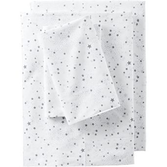 Lands' End Kids 180 Thread Count Cotton Percale Printed Sheet Set or Pillowcase Pair