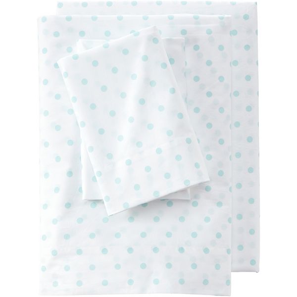 Lands' End Kids 180 Thread Count Cotton Percale Printed Sheet Set or