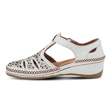 Spring Step Irin Women's Leather T-Strap Shoes