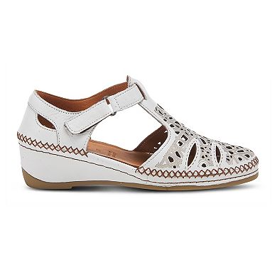 Spring Step Irin Women's Leather T-Strap Shoes
